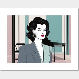 Ambitionista Art Deco Patrick Nagel 80s Posters and Art